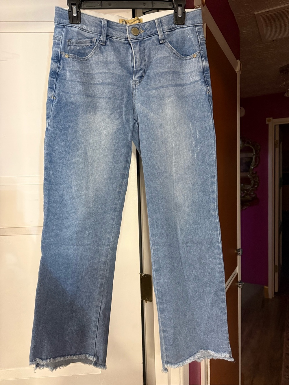 Democracy Light Blue Wide Leg Crop Jeans. Never worn!